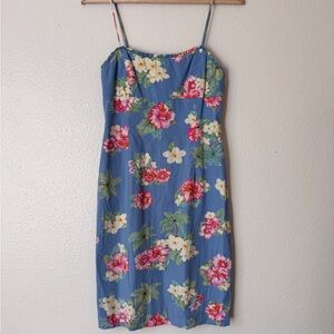 Vintage 2000s Ralph Lauren Floral Mini Dress